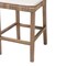 Bali & Pari Poltak Modern Bohemian Grey Natural Kubu Rattan and Mahogany Wood Counter Stool 245-13717-ZORO - alternate 10